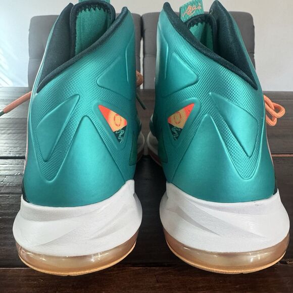 Nike LeBron 10 X Miami Dolphins Basketball Shoes
